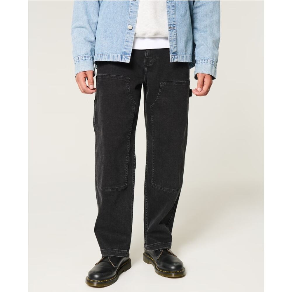 HOLLISTER‎ Baggy stretch jeans for men 28/28